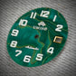 Dial Maker -  Green Pearlescent Resin Dial with Metallic Veining BGW9 Lume