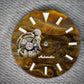 Dial Maker -  Yellow Tiger's Eye Stone Dial for NH38 Movement