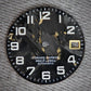 Dial Maker -  Black Forged Carbon Dial with Gold leaf, Metallic Veining BGW9 Lume