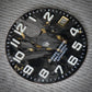 Dial Maker -  Black Forged Carbon Dial with Gold leaf, Metallic Veining BGW9 Lume