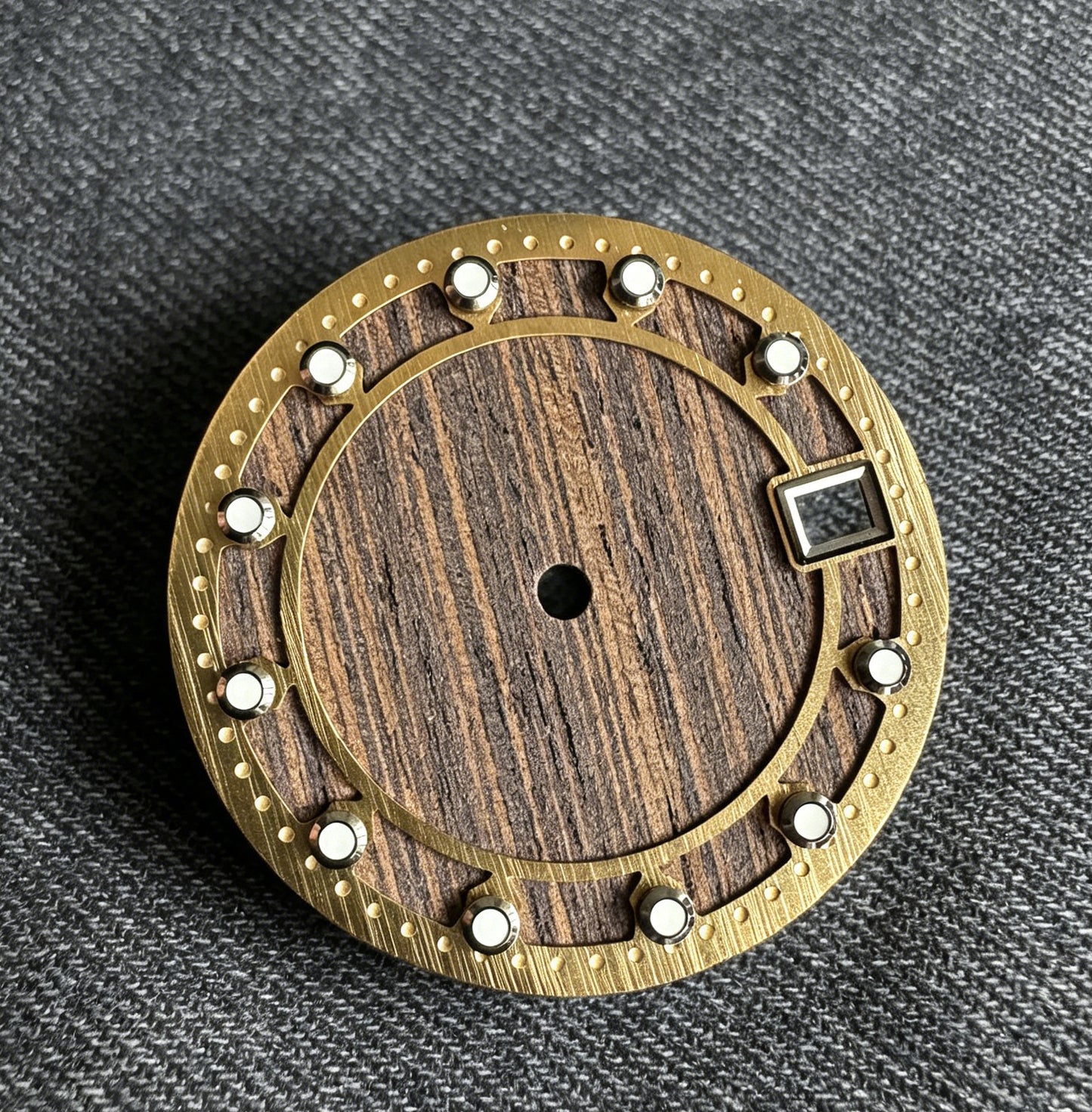 Dial Maker - Natural Wooden Dial for NH35 Movement