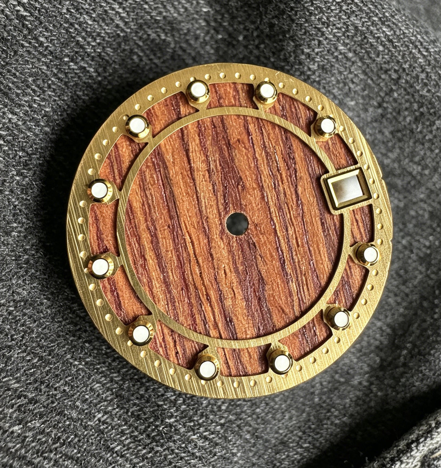 Dial Maker - Natural Wooden Dial for NH35 Movement