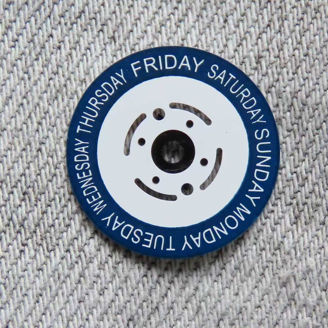 Dial maker -  Matte Blue Day/ Date Disc