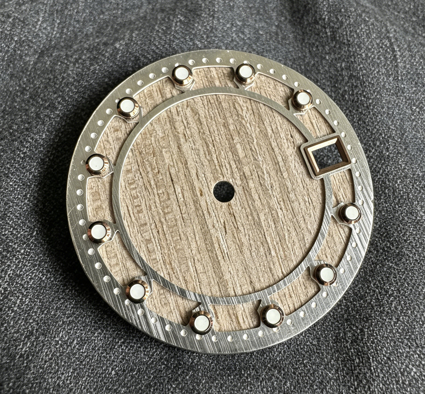 Dial Maker - Natural Wooden Dial for NH35 Movement