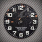 Dial Maker -  Black Forged Carbon Dial with RoseGold leaf, Metallic Veining BGW9 Lume