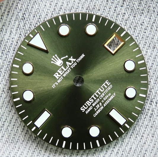 Dial Maker - Sunburst Green Relax Dial