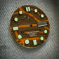 Dial maker - Black / Orang Forged Carbon Fiber Dial