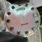 Dial maker - White MOP dial with purple Gemstone /  Full  BGW9 lume day / date wheel For Seiko NH36 Movement