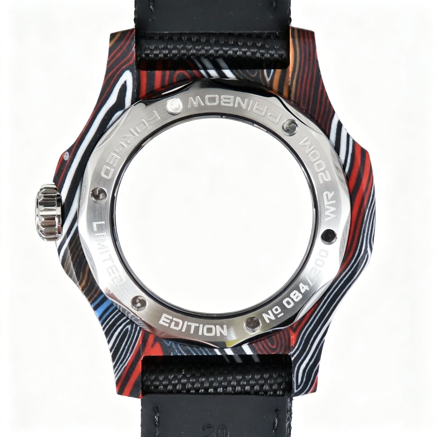 Dial Maker - DM05 Damascus Carbon Case Set, Rainbow colors