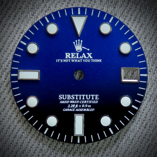 Dial Maker - Black and Blue Gradient Relax Dial