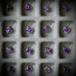 Dial maker - White MOP dial with purple Gemstone /  Full  BGW9 lume day / date wheel For Seiko NH36 Movement