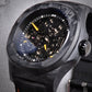 Dial Maker - DM05 Black Forged Carbon Watch  -Skeleton movement