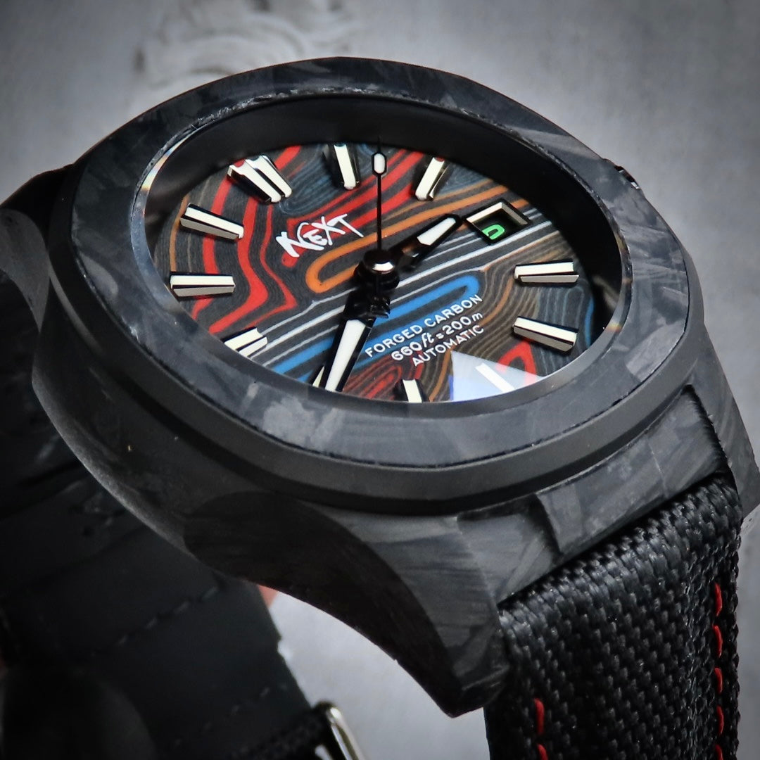 Dial Maker - DM05 Black Carbon Watch -Japan Made Movement NH35