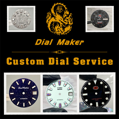 Seiko mod parts watches Insert Hands Dials Dial maker Custom Dial ...