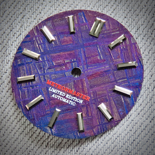 Dial maker - Blue / Purple  Meteorite Dial