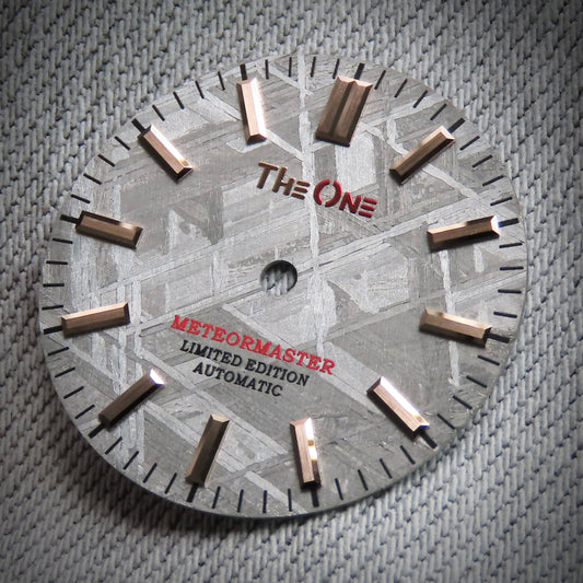 Dial Maker - Grey/Natural Meteorite Dial