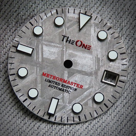 Dial Maker - Grey/Natural Meteorite Dial