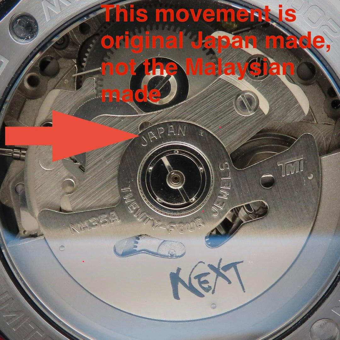 Dial Maker - DM05 Damascus Carbon Watch Rainbow colors-Japan Made Movement NH35