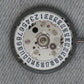 Malaysia Made- Seiko (TMI) NH34  Movement White date wheel for 6 O'clock