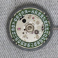 Malaysia Made- Seiko (TMI) NH34  Automatic Movement (Green Date wheel)