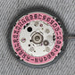 Malaysia Made- Seiko (TMI) NH34  Automatic Movement (Pink Date wheel)