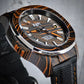 Dial Maker - DM05 Damascus Carbon Watch Orange /Black-Japan Made Movement NH35