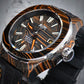 Dial Maker - DM05 Damascus Carbon Watch Orange /Black-Japan Made Movement NH35