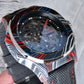 Dial Maker - DM05 Damascus Carbon Watch Rainbow colors -Skeleton movement