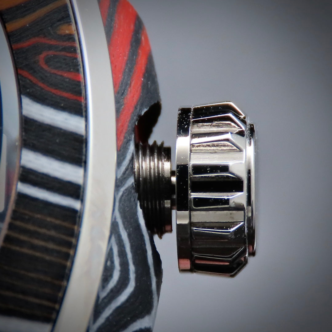 Dial Maker - DM05 Damascus Carbon Watch Rainbow colors-Japan Made Movement NH35