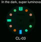 Dial maker - colored lume matte white  dial