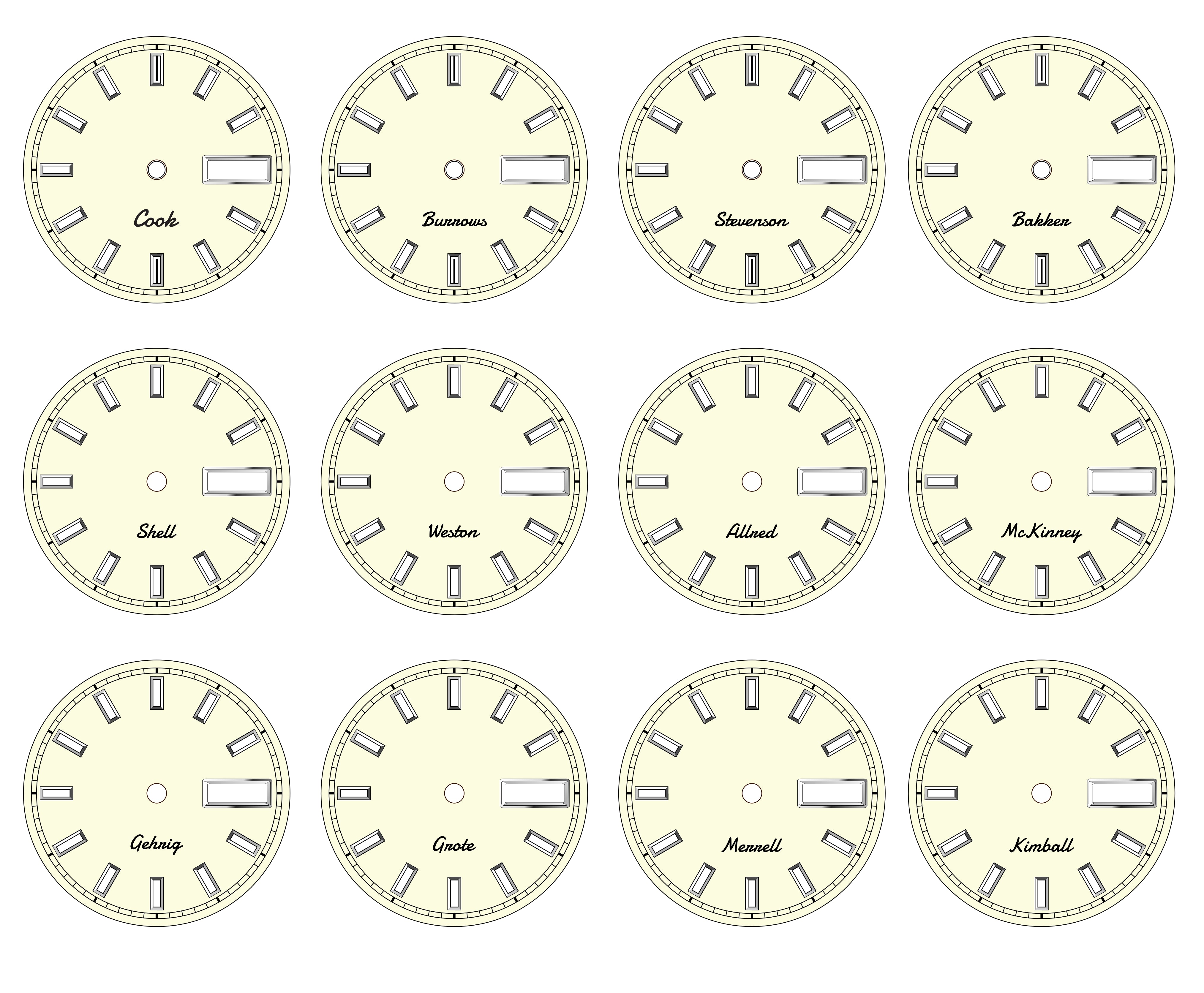 Seiko mod parts watches Insert Hands Dials Dial maker Custom Dial ...