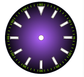 Dial Maker -  Gradient purple Dial No Date
