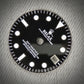 Dial Maker - GMT Black Enamel Relax Dial for seiko mod
