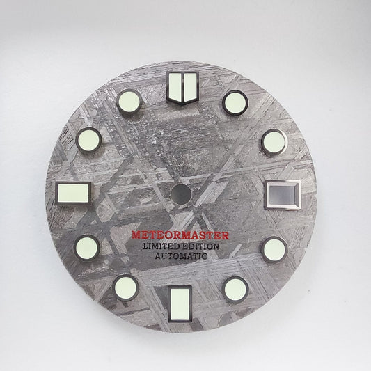 Dial Maker - Grey/Natural Meteorite Dial