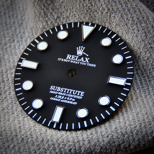 Dial Maker - Matte Black (No Date) Relax Dial