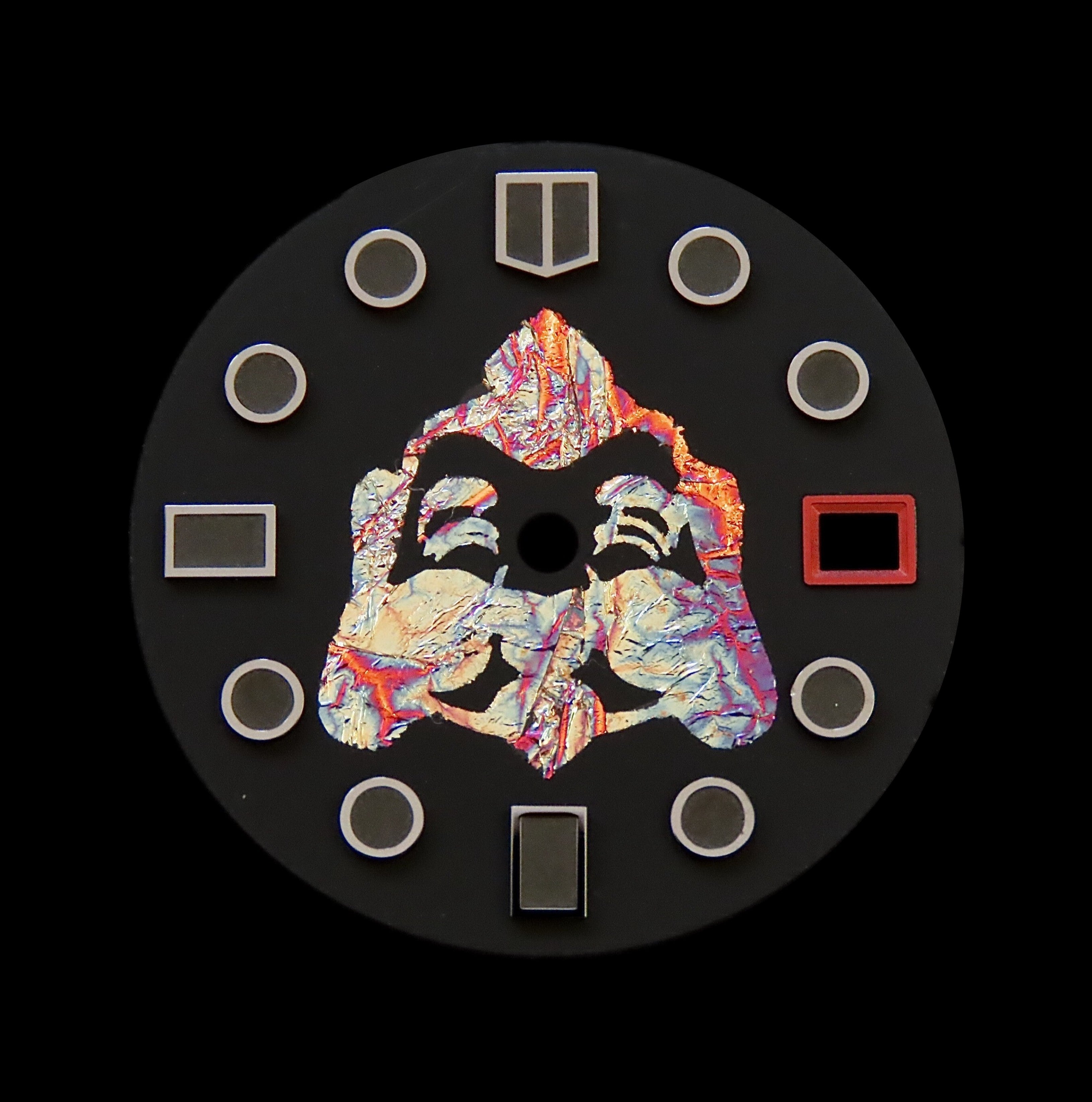 Dial maker - Matt Black Dial With Gold Leaf – dial maker shop