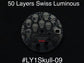 Dial maker - 50 layers lume dial -Skull dial