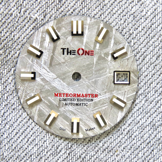 Dial Maker - Grey/Natural Meteorite Dial