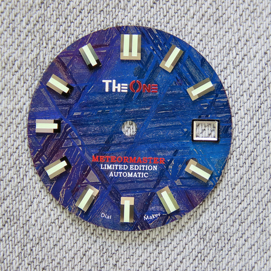 Dial maker - Blue / Purple  Meteorite Dial