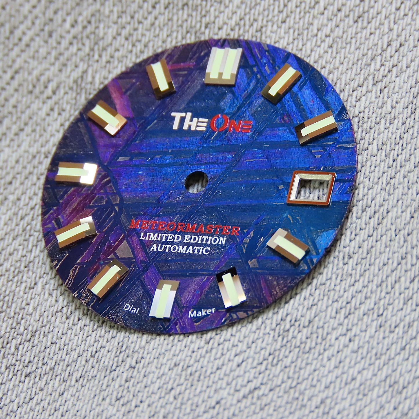 Dial maker - Blue / Purple  Meteorite Dial