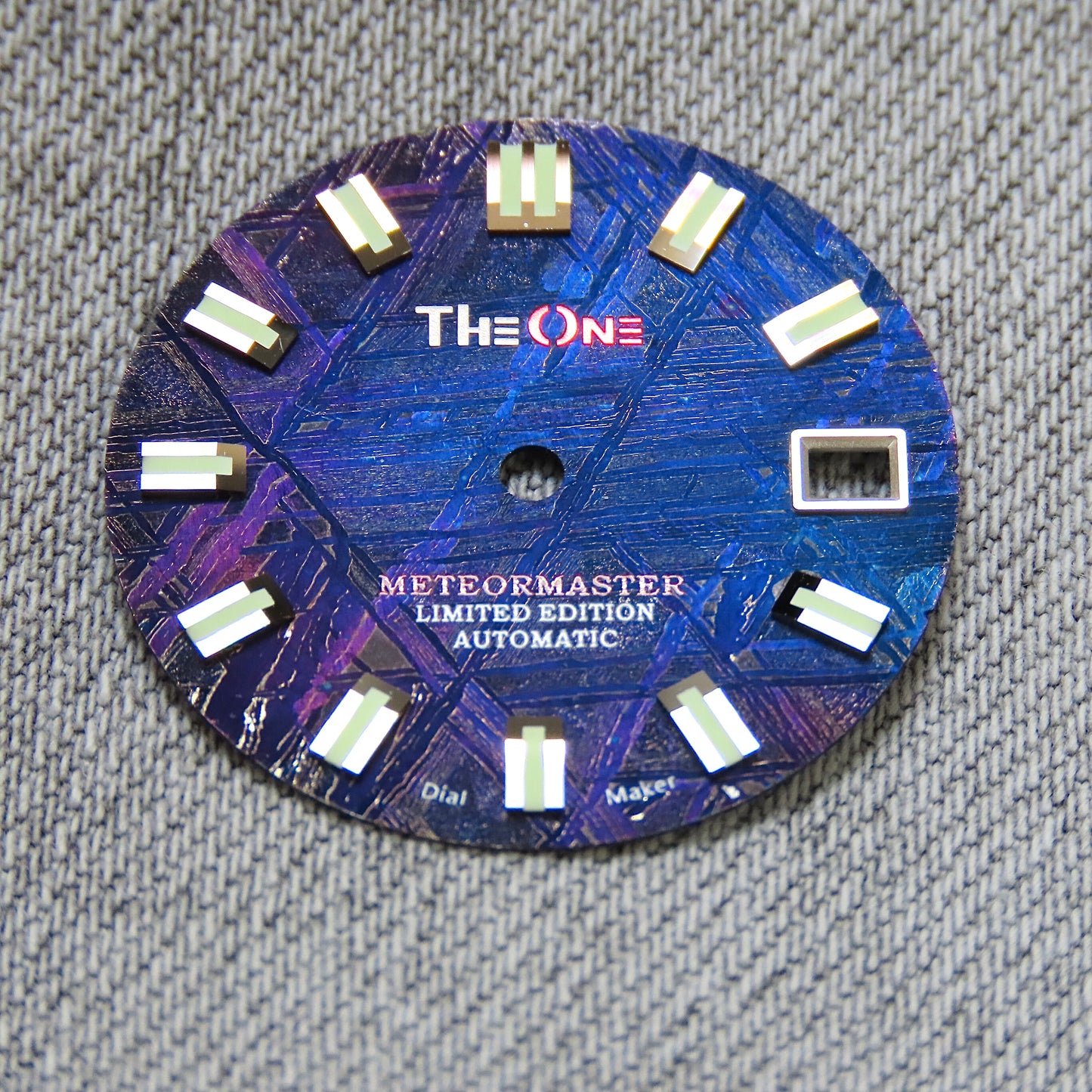 Dial maker - Blue / Purple  Meteorite Dial