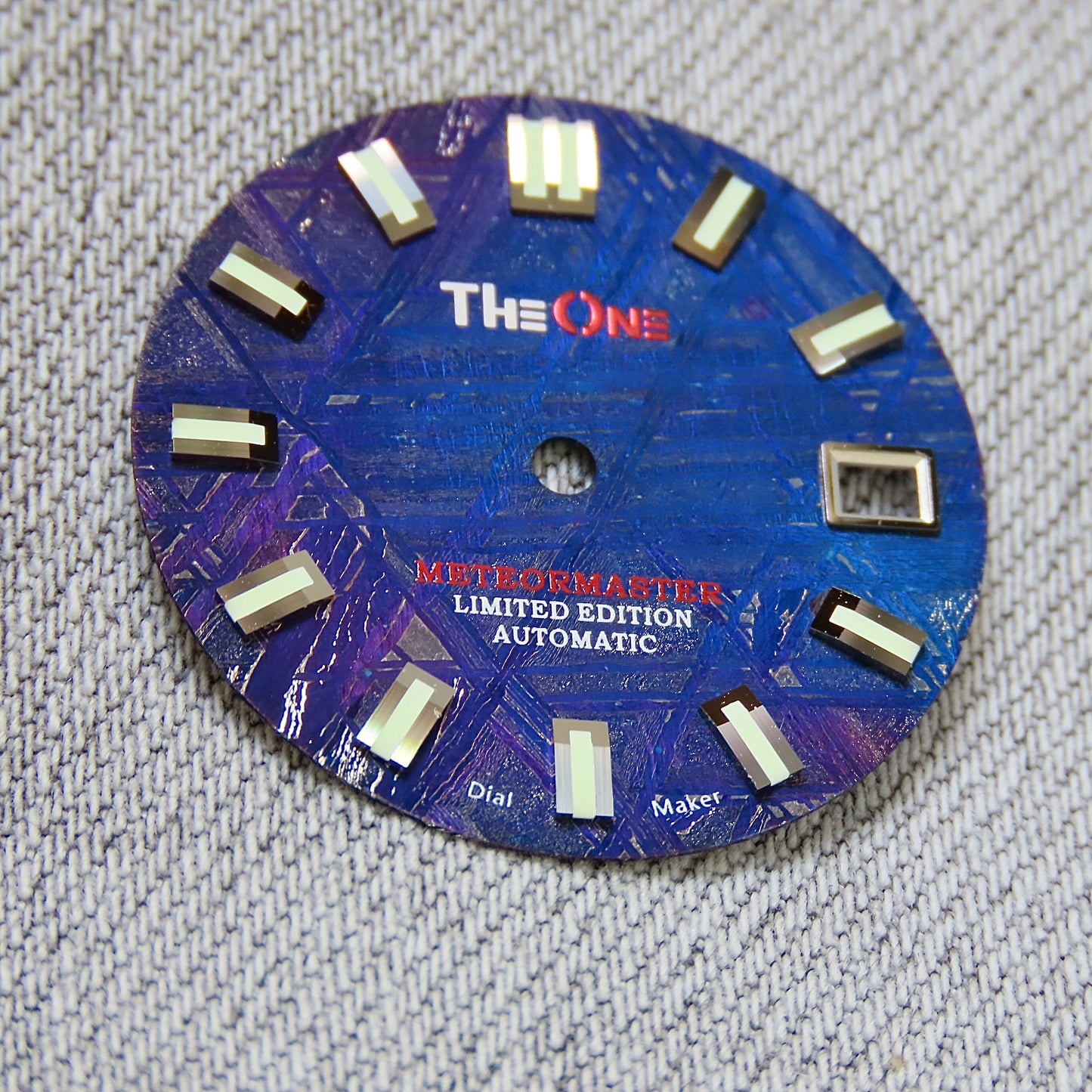 Dial maker - Blue / Purple  Meteorite Dial