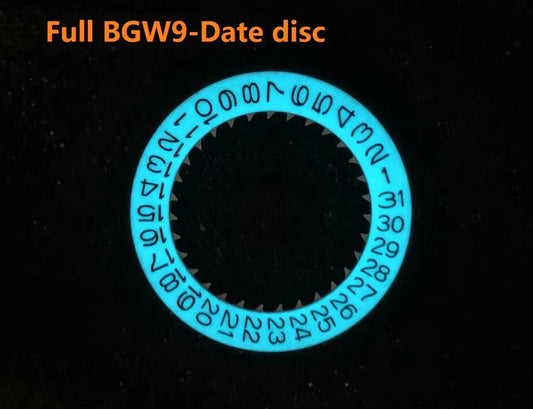 Dial maker - NH35/36A Day/ Date  Kanji  Wheel Disc Full lume