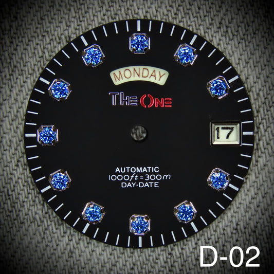 Dial maker - Blue Gemstone Dial For Seiko NH36 Movement