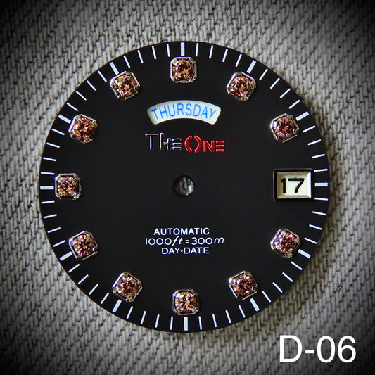 Dial maker -Brown Gemstone Dial For Seiko NH36 Movement