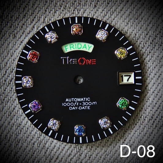 Dial maker - Colorful Gemstone Dial For Seiko NH36 Movement