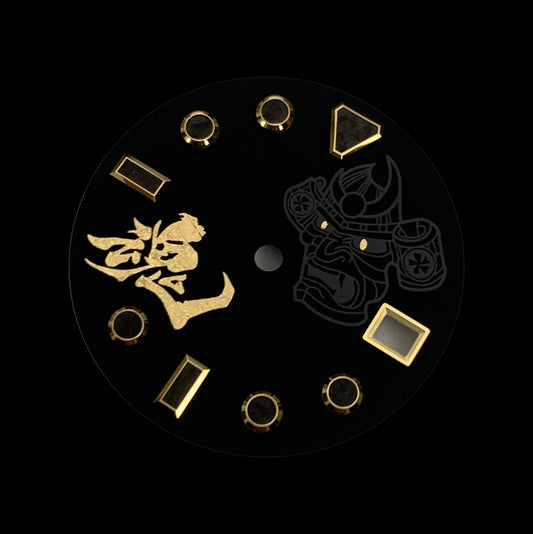 Dial maker - Matte Black Dial With Gold Leaf