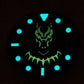 Dial maker - Matt black panther dial  Orange Lume