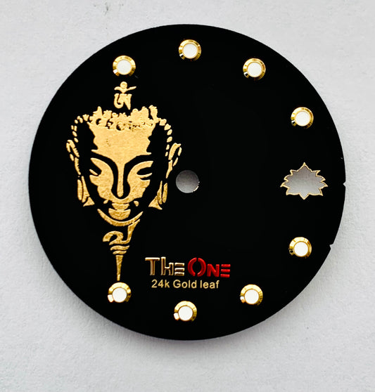 Dial maker - Matt Black Dial With Gold Leaf